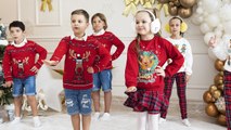 Diana and Roma Kids Songs Christmas with My Friends   Happy Birthday Song