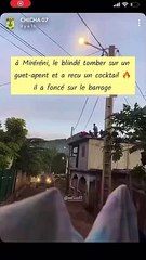 Un véhicule blindé de la Gendarmerie a été touché par un cocktail Molotov