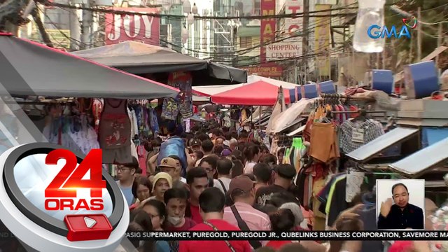 Divisoria, dinagsa ng mga mamimili ngayong long weekend | 24 Oras