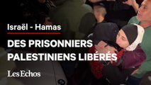 Israël-Hamas : Les prisonniers palestiniens libérés ont retrouvé leurs proches