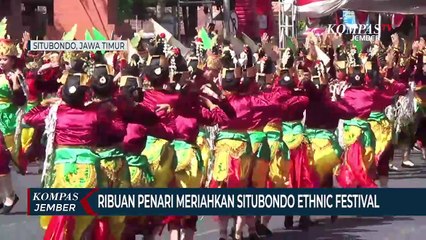 Ribuan Penari Meriahkan Situbondo Ethnic Festival, Tampilkan Tarian Tradisional