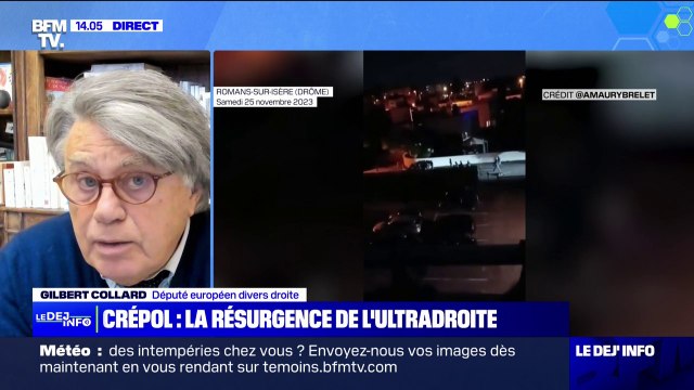 Crépol: Ce n'est pas que l'ultradroite qui manifeste, c'est tous les Français explique Gilbert Collard, député européen