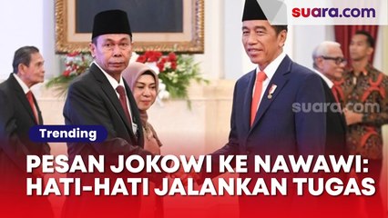 Pesan Jokowi Ke Nawawi Pomolango Usai Jadi Ketua KPK Sementara: Hati-hati Jalankan Tugas