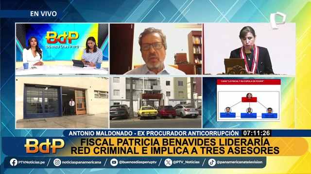 Antonio Maldonado sobre Patricia Benavides: ha demostrado no estar a la altura del cargo