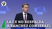 La Comisión Europea evita respaldar a Sánchez por la polémica diplomática surgida con Netanyahu