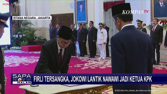 Jokowi Lantik Nawawi Pomolango Jadi Ketua KPK Sementara, Gantikan Firli Bahuri