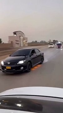 Toyota Corolla Drifting