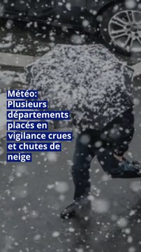 Météo : plusieurs départements placés en vigilance crues et chutes de neige