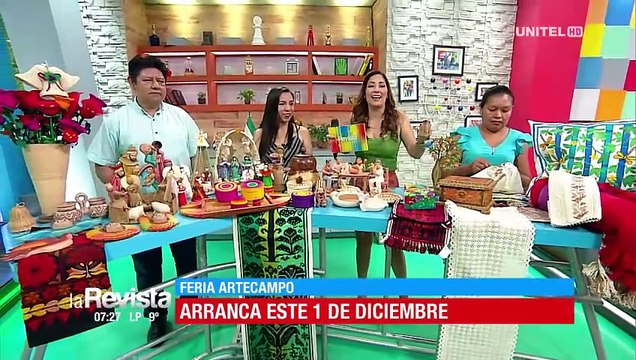 Más de 600 artesanos de diferentes comunidades exhibirán trabajos hechos a mano en la Feria de Artecampo