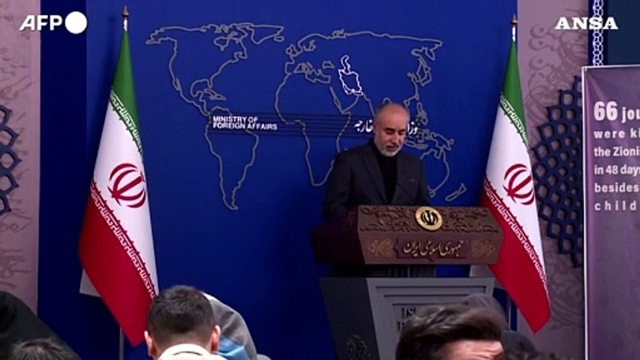 Israele - Hamas, Iran: "Cessate il fuoco sia permanente"