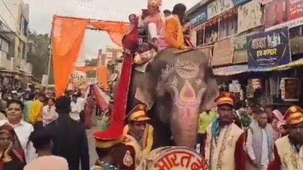 गुना: जैन विमान उत्सव की शुरुआत,रजत पालकी में सवार होकर निकले श्री