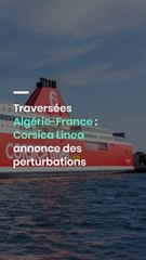 Traversées Algérie-France : Corsica Linea annonce des perturbations