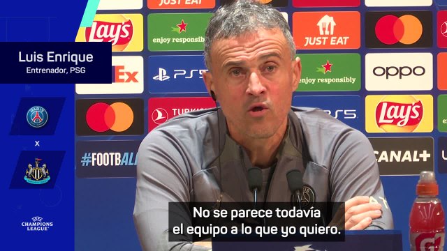 Luis Enrique: El equipo no se parece a lo que quiero