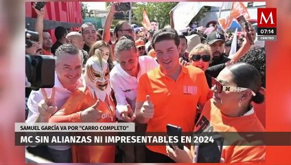 Samuel García afirma que MC participará en elecciones sin formar alianzas