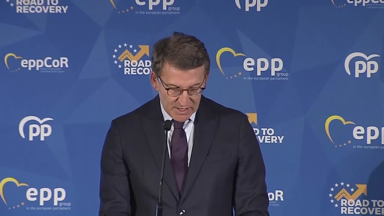 Feijoo: “Las democracias europeas cometerían un error si vieran la deriva del Gobierno español como una cuestión doméstica”