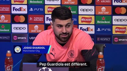 Gvardiol : "Guardiola est différent, c'est un honneur d'apprendre de lui"