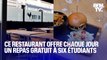 À Lorient, ce restaurant offre chaque jour un repas gratuit à six étudiants