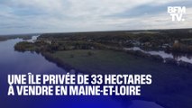 Une île privée de 33 hectares à vendre dans le Maine-et-Loire