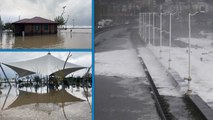 Karadeniz Sahil Yolu Çayeli-Trabzon istikameti ulaşıma kapatıldı