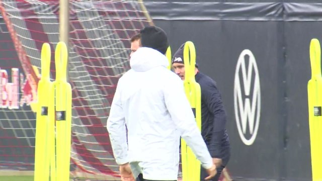 RB Leipzig train ahead of UEFA Champions League clash with Manchester City