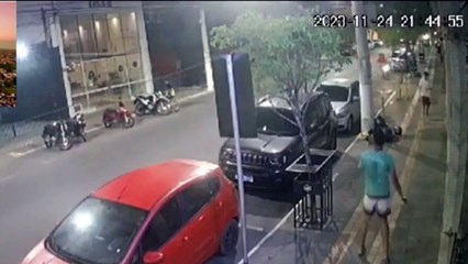 Homem explode barbearia em Alagoinhas