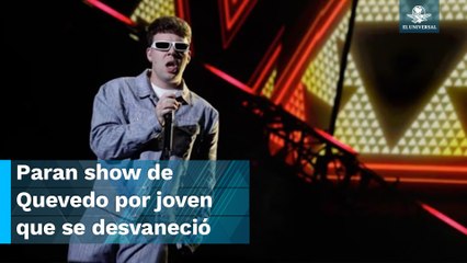 Quevedo detiene su presentación en el Flow Fest; joven se desvaneció por hacinamiento