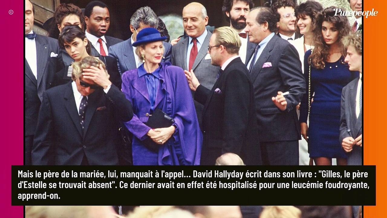 Mariage de David Hallyday et Estelle Lefébure, la veille du décès du père de la mariée : "Une ombre au-dessus du mariage"