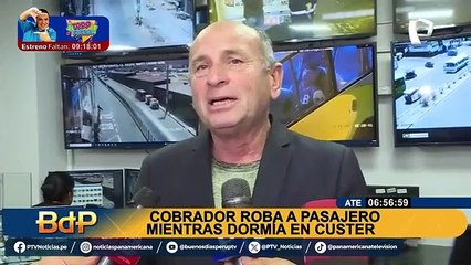 Cobrador roba a Pasajero