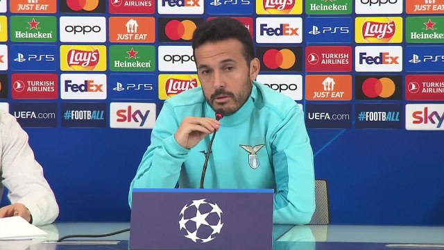 Lazio boss Maurizio Sarri and attacker Pedro preview UEFA Champions League clash with Glasgow Celtic