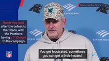 What did Reich say in his final Panthers news conference?