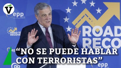 Tajani, en Barcelona: "Italia está en contra de reconocer a Palestina de forma unilateral"