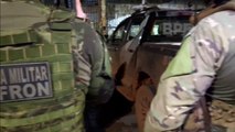 BPFron e Polícia Federal apreendem 1.4 toneladas de maconha em estrada rural de Guaíra