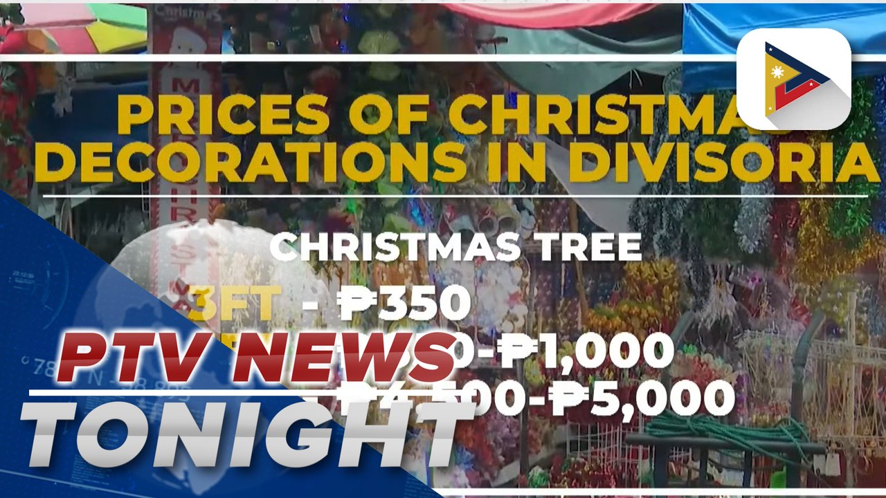 No movement in prices of Christmas decors in Divisoria