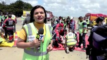 O Aeroporto do Recife fez a simulação de um acidente na pista de pouso