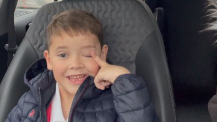 Chaotic 5-year-old glows with joy after mom allows him to say one swear word