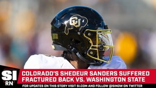 Colorado’s Shedeur Sanders Suffered Fractured Back vs. Washington State