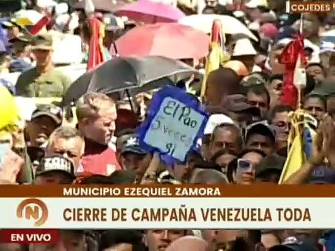 Cojedes | Dip. Diosdado Cabello lidera cierre de campaña en defensa del Esequibo