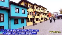 Historical Odunpazarı Houses, Eskişehir (November 2023)