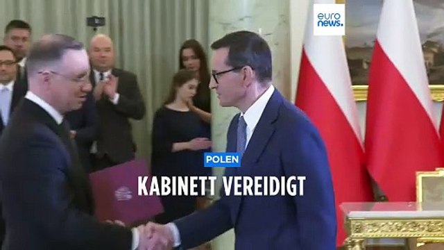 Polens Präsident vereidigt chancenlose PiS-Regierung von Morawiecki