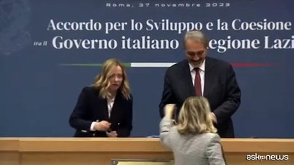 Lazio, da patto con Governo oltre 1,2 mld per sviluppo e coesione