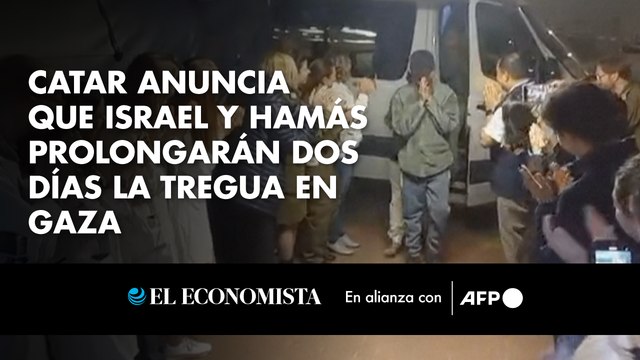 Catar anuncia que Israel y Hamás prolongarán dos días la tregua en Gaza