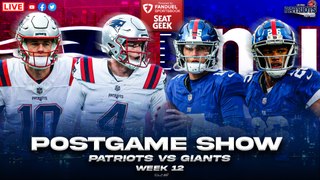 LIVE: Patriots vs Giants Week 12 Postgame Show w/ Sophie Weller