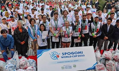 إقامة أول بطولة عالمية لرياضة جمع القمامة في اليابان