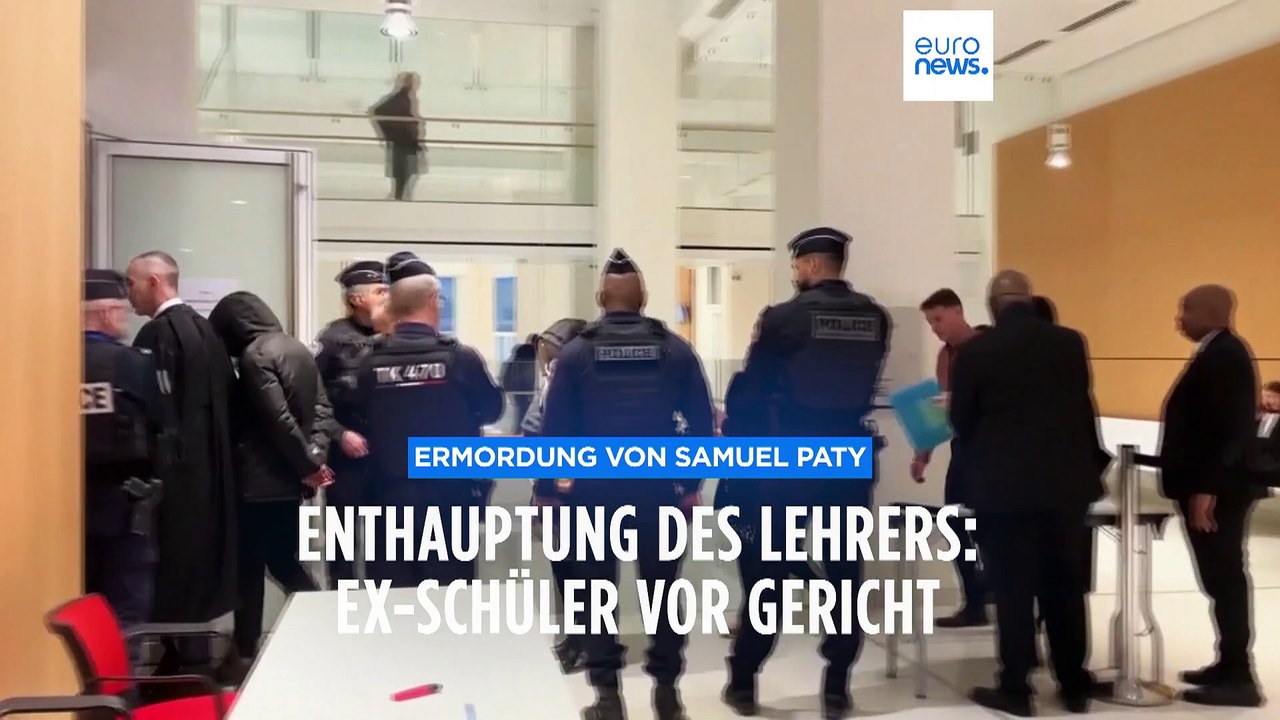 Enthaupteter Lehrer Samuel Paty: Prozess gegen 6 ehemalige Schüler gestartet