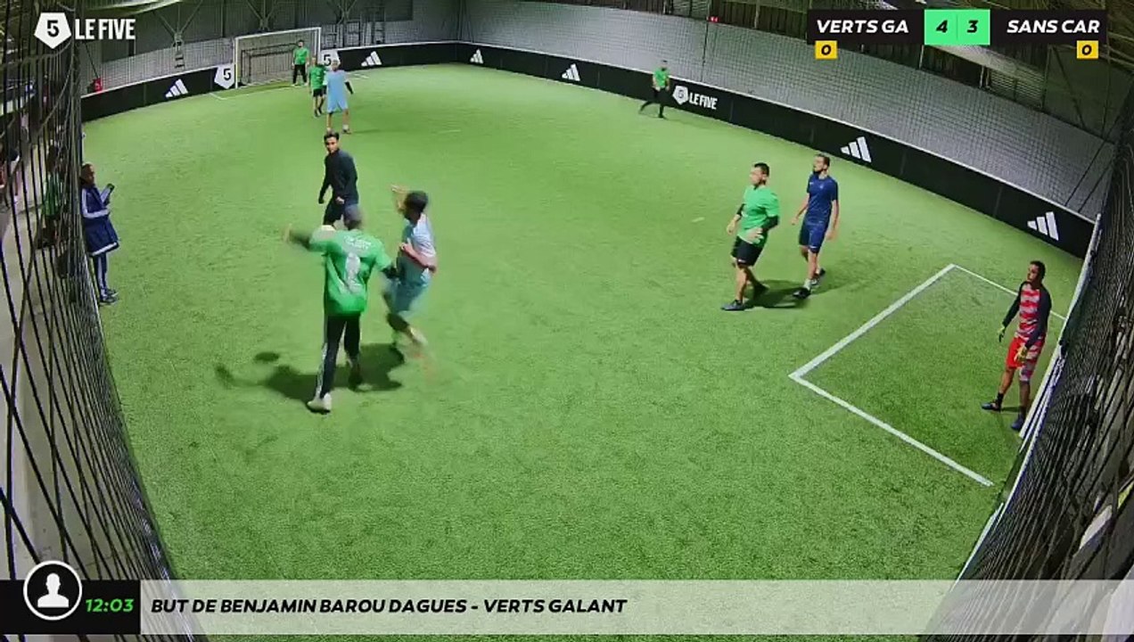 But de Benjamin Barou Dagues - VERTS GALANT