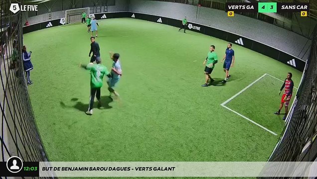 But de Benjamin Barou Dagues - VERTS GALANT