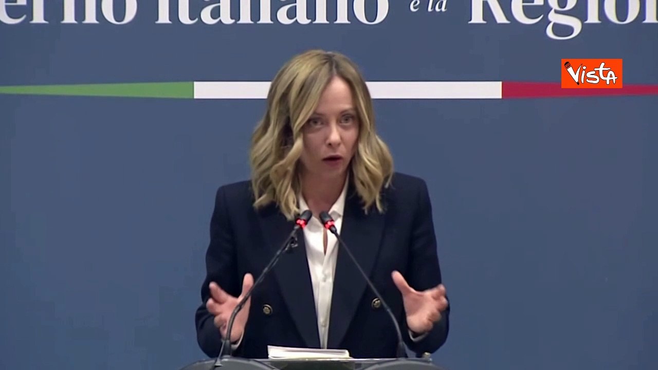 Accordo di Coesione con il Lazio, Meloni: "A Roma non ci sono cittadini di serie A e B"
