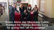 Macaulay Culkin Honors 'Champion' Fiancee Brenda Song on Hollywood Walk of Fame