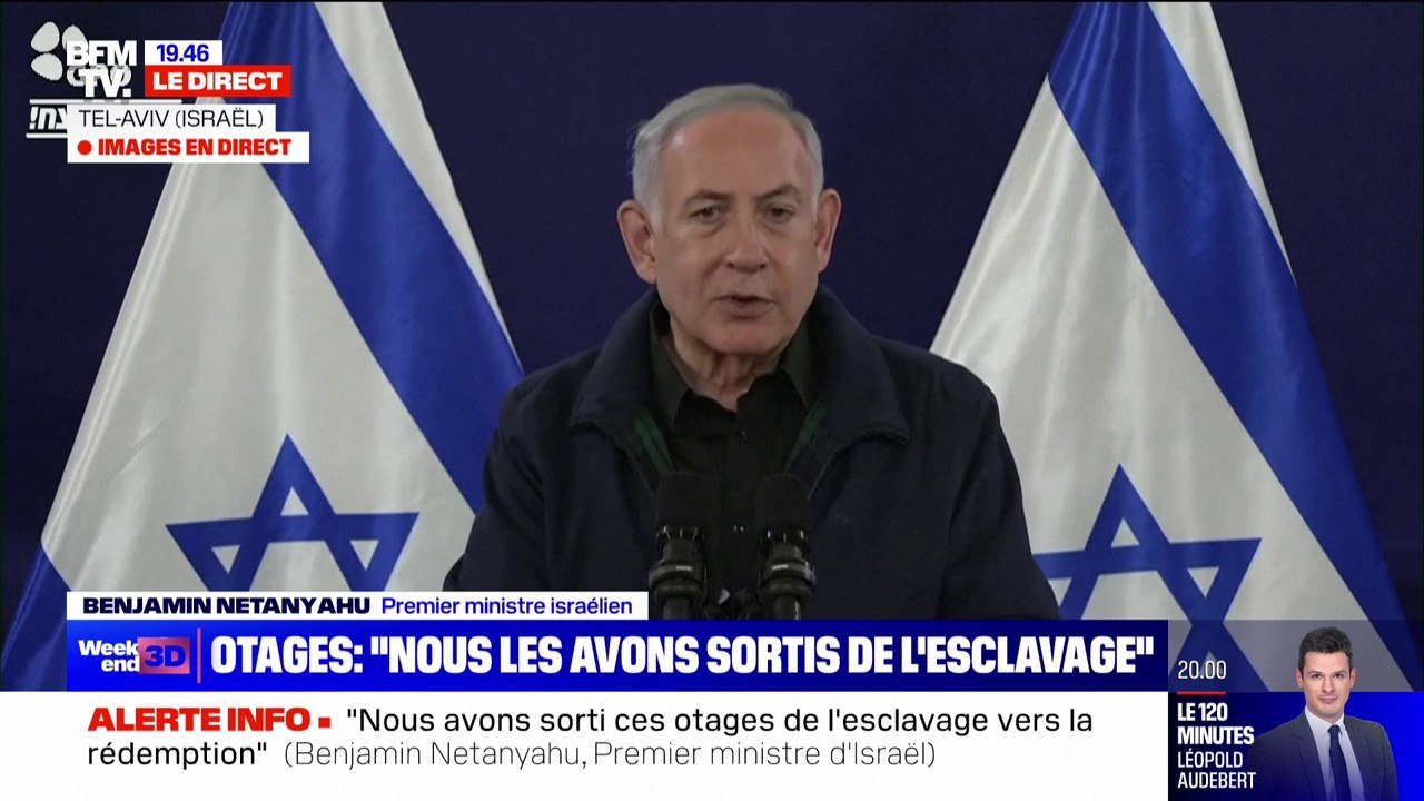 Otages du Hamas: "Nous ferons tout afin de les ramener à la maison", affirme Benjamin Netanyahu