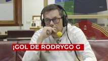 La reacción de Roncero al gol de Rodrygo Goes